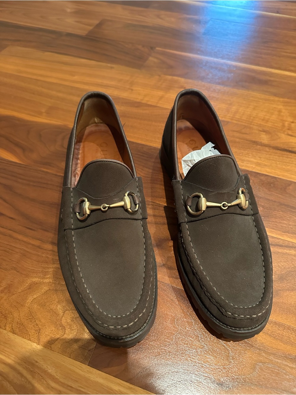 Gucci Men’s Horsebit Suede Loafer